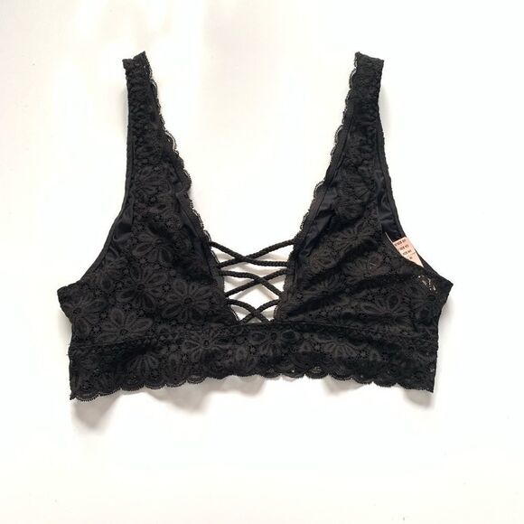 Victorias Secret lace front Strappy lace bralette - Picture 4 of 5
